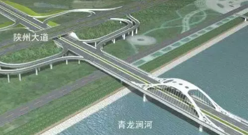 三门峡市区青龙涧河上再建一大桥02工期18个月