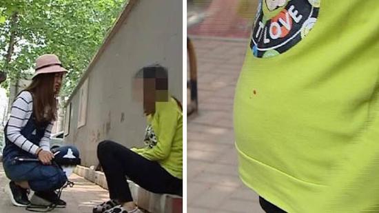 怀孕女友惨遭男友抛弃带7个月肚子睡大街