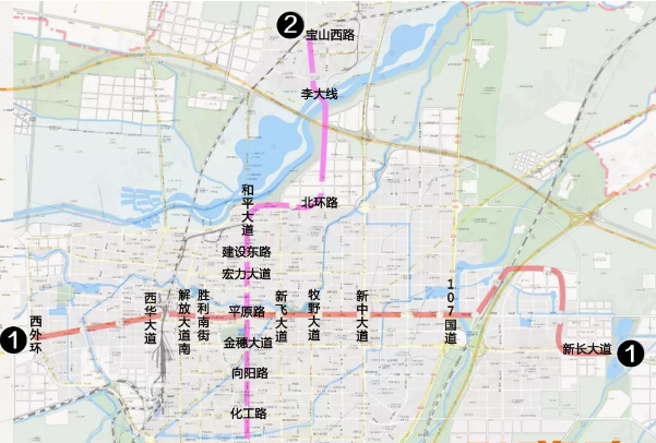 新乡轨道交通规划图图片