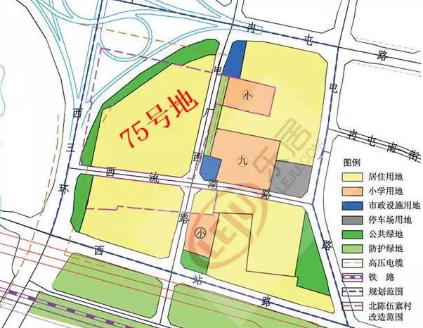 76 號地塊位於電廠西路西,西流湖路南,使用面積為23308.