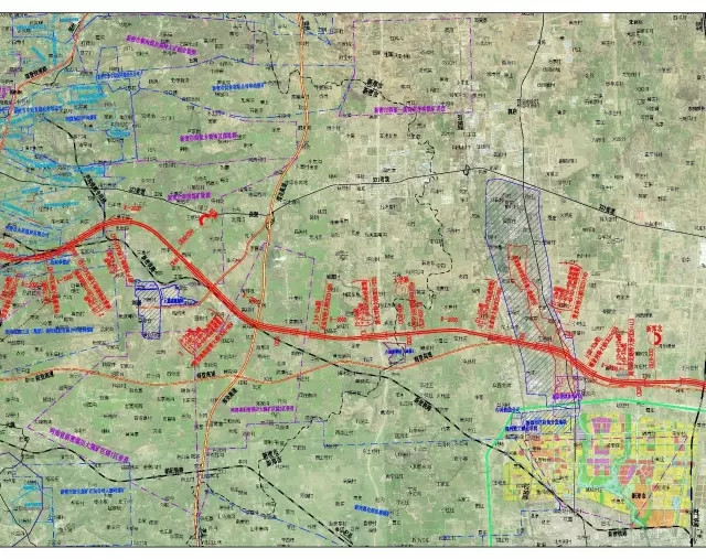 郑登洛城铁公示选址意见书 看看经过恁家不?
